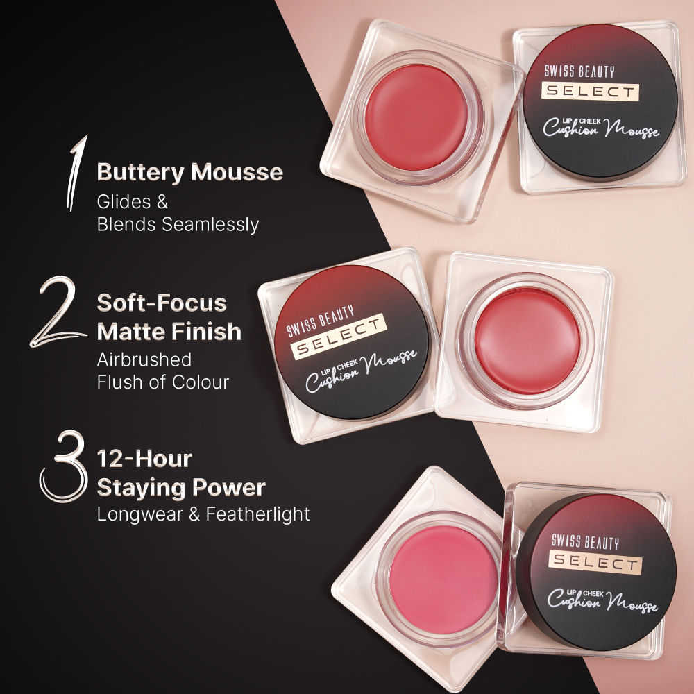 Select Lip And Cheek Cushion Mousse With Vitamin E