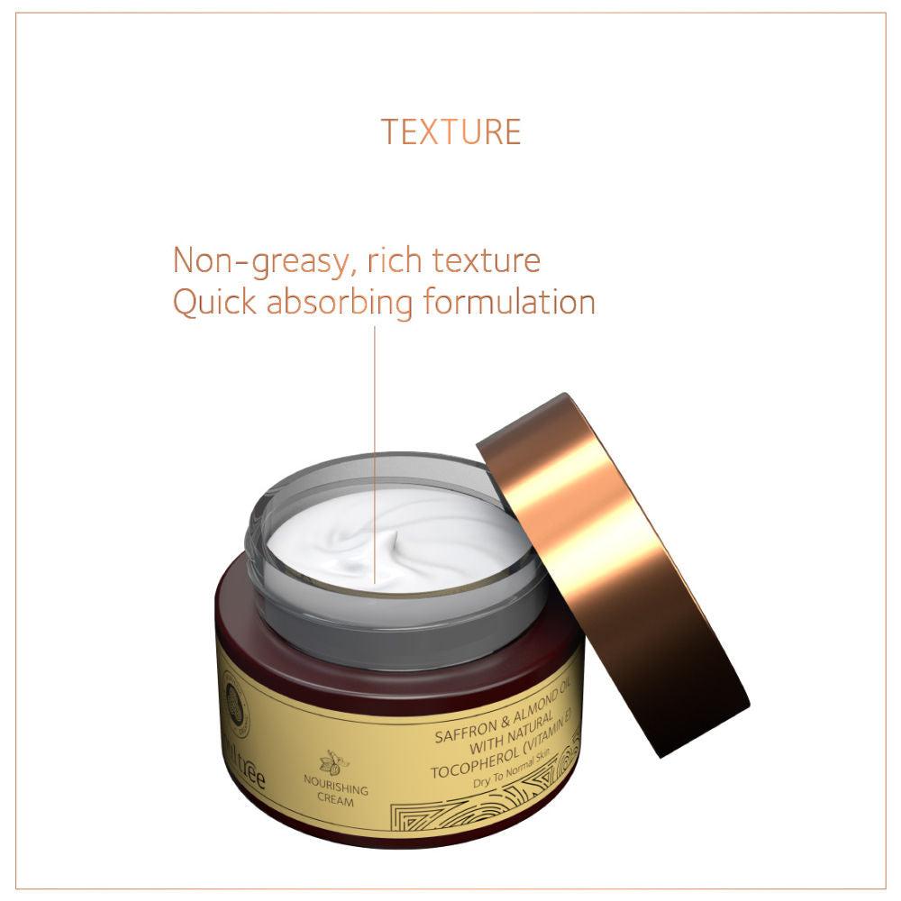 Nourishing Cream - Saffron & Almond Oil with Natural Vitamin E