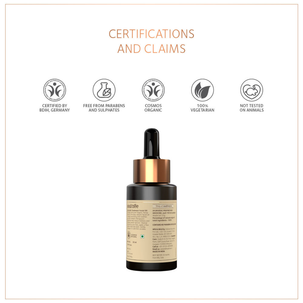 Hemp Ayurvedic Treatment Facial Oil