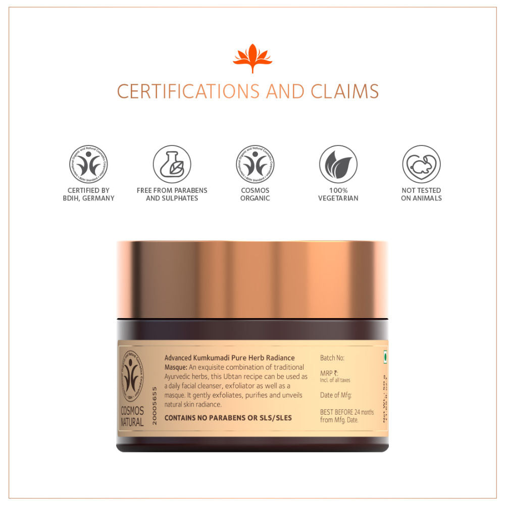 Advanced Kumkumadi Pure Herb Radiance Masque
