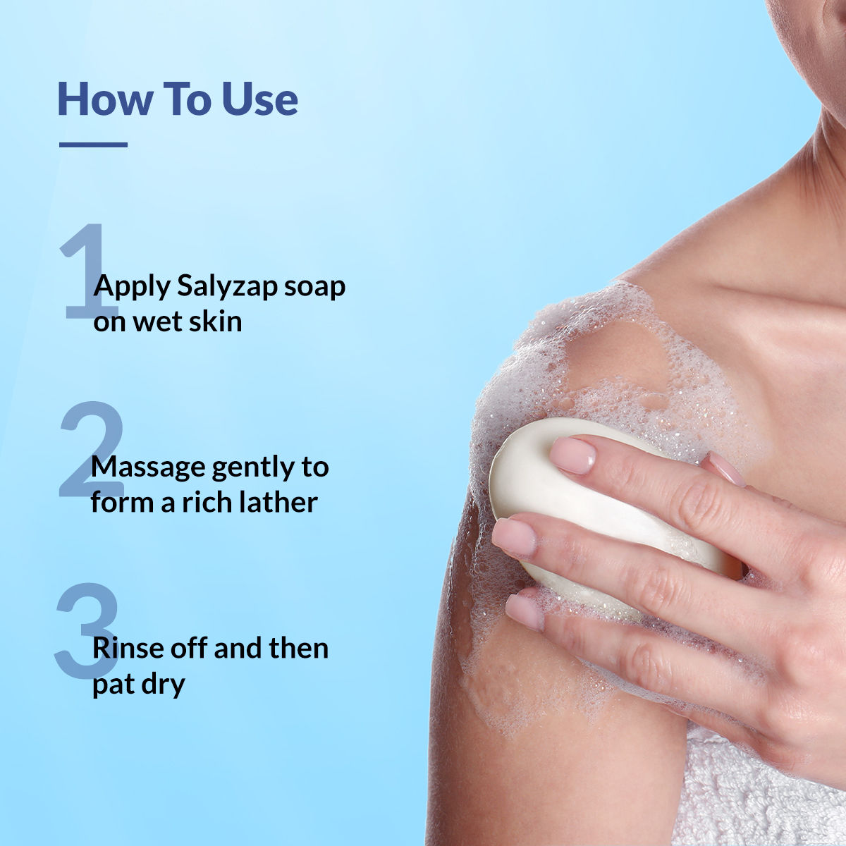 Salyzap Soap with Salicylic Acid, Tea Tree Oil & Vitamin-E