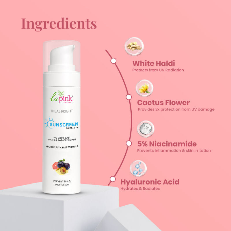Ideal Bright Sunscreen SPF 50 PA++++ UVA + UVB