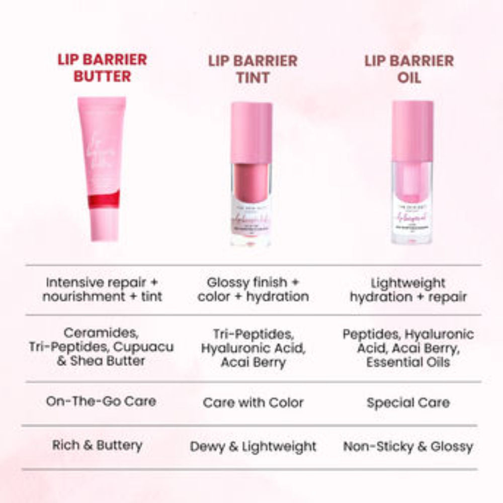 Lip Barrier Butter Brightens Hydrates Dry Pigmented Lips