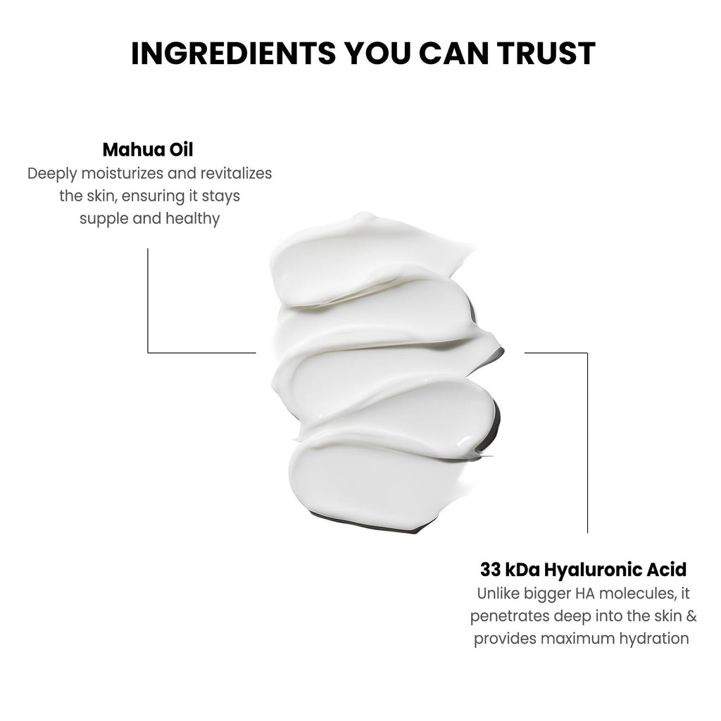 Broad Spectrum Sunscreen For All Skin Types, SPF 50+ PA ++++, No Whitecast, Dewy Finish