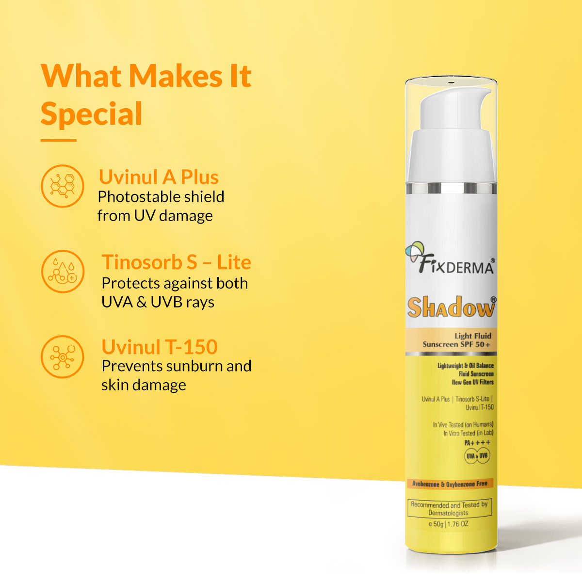 Shadow Light Fluid Sunscreen SPF 50+ & PA+++