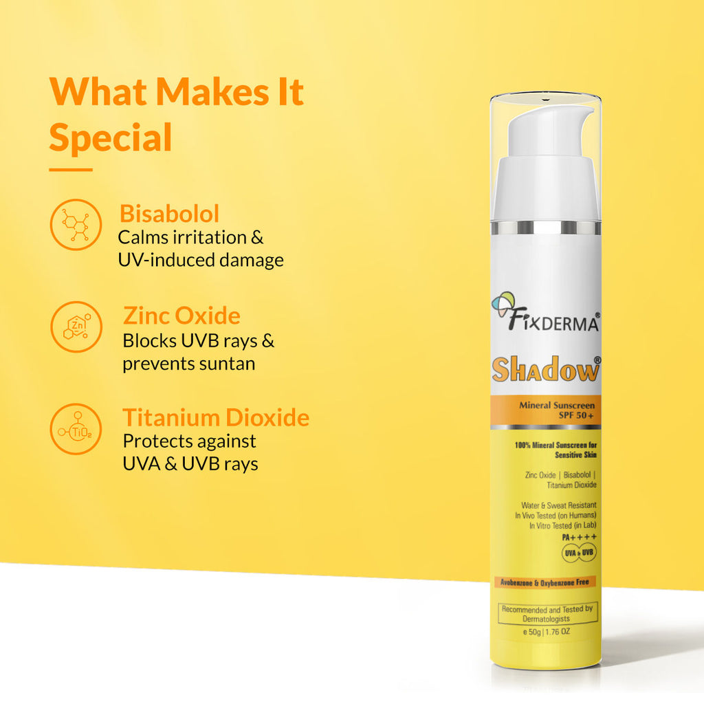 Shadow Mineral Sunscreen SPF 50+ & PA+++