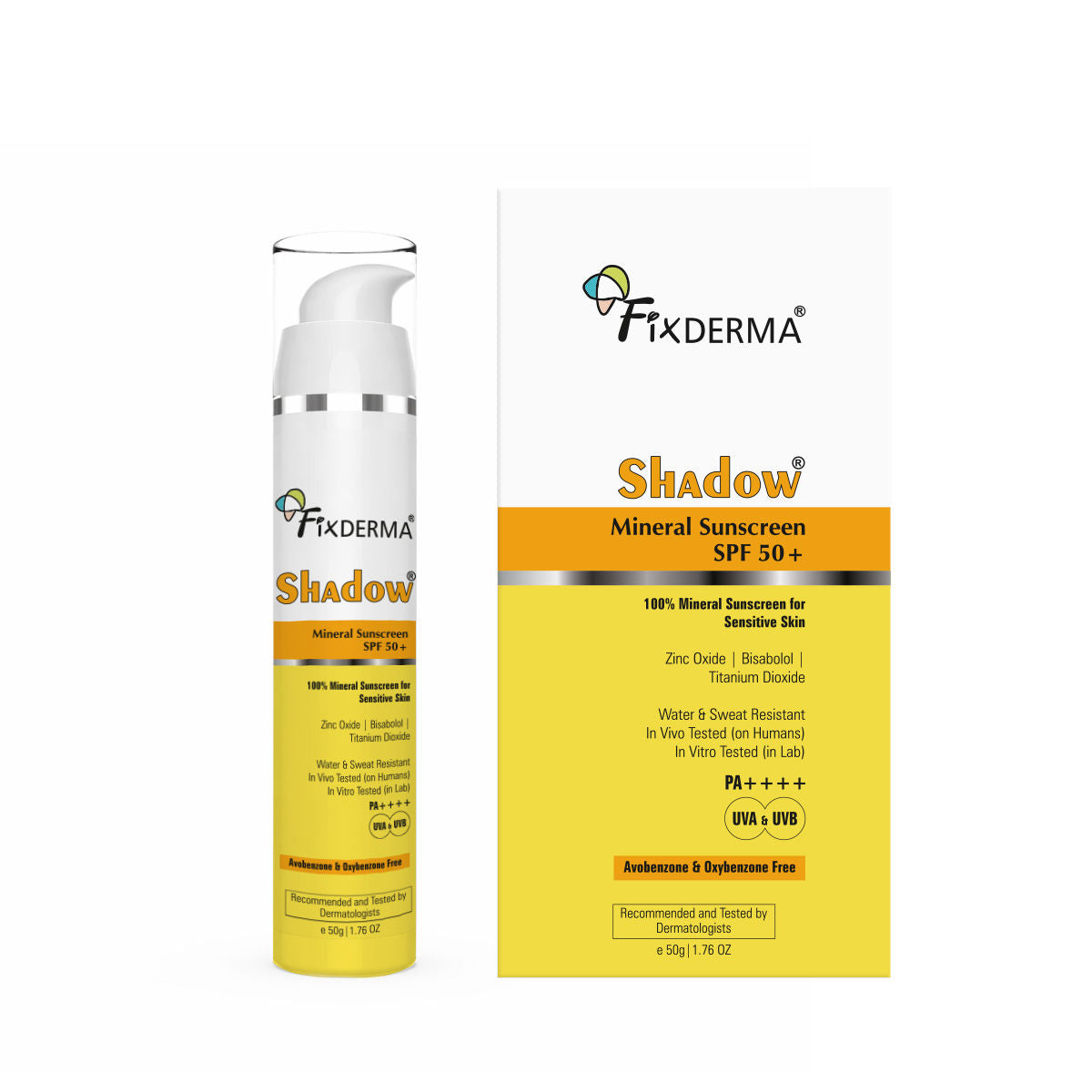 Shadow Mineral Sunscreen SPF 50+ & PA+++