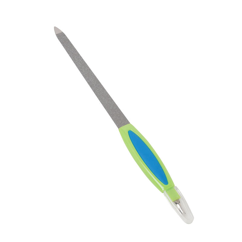 ECO00147 Double Sided Nail Care Files Cuticle Trimmer (Colour & Shape May Vary)