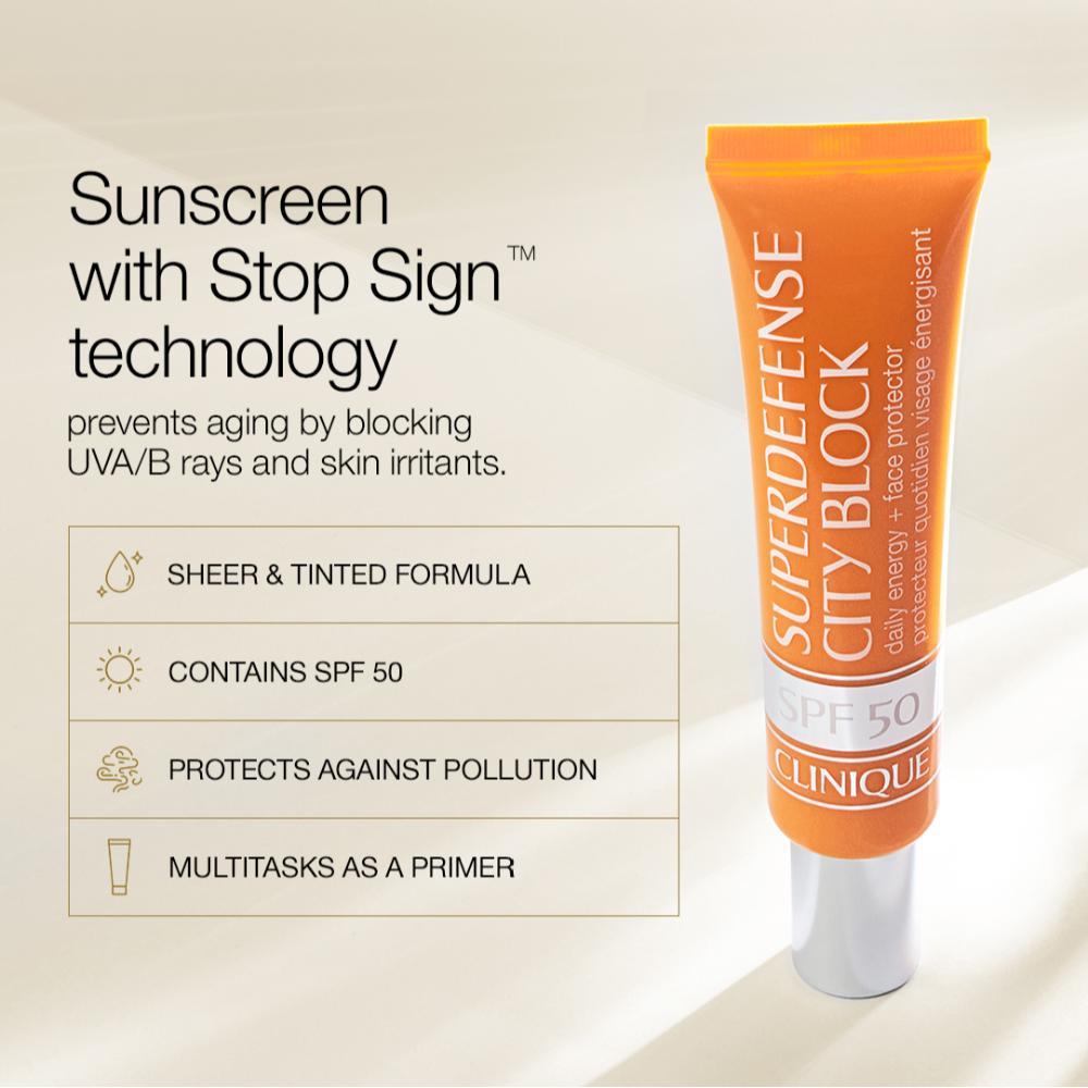 Superdefense City Block SPF 50 Tinted Sunscreen