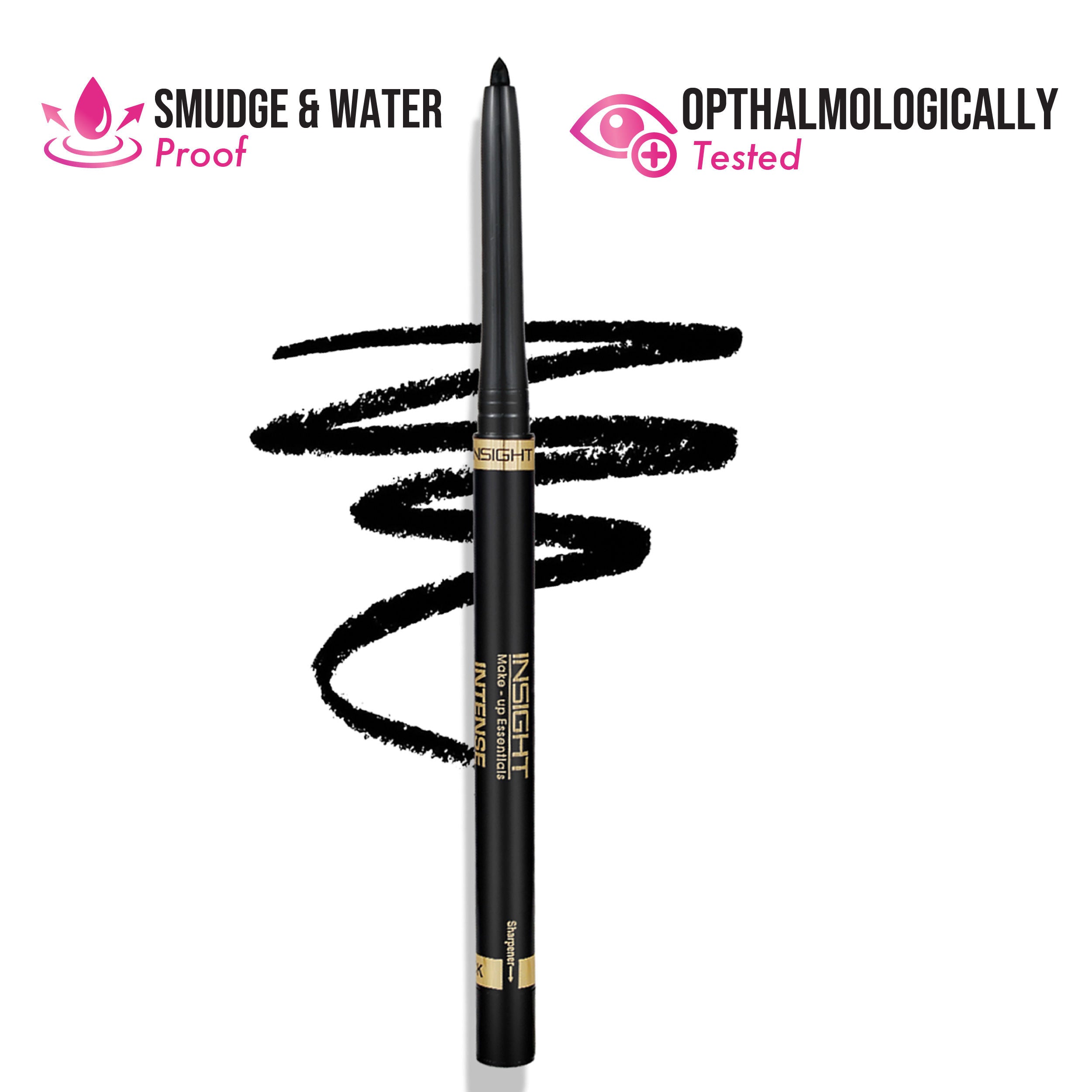 4x Intense Kohl Kajal, Water & Smudgeproof, Long Wear Kajal