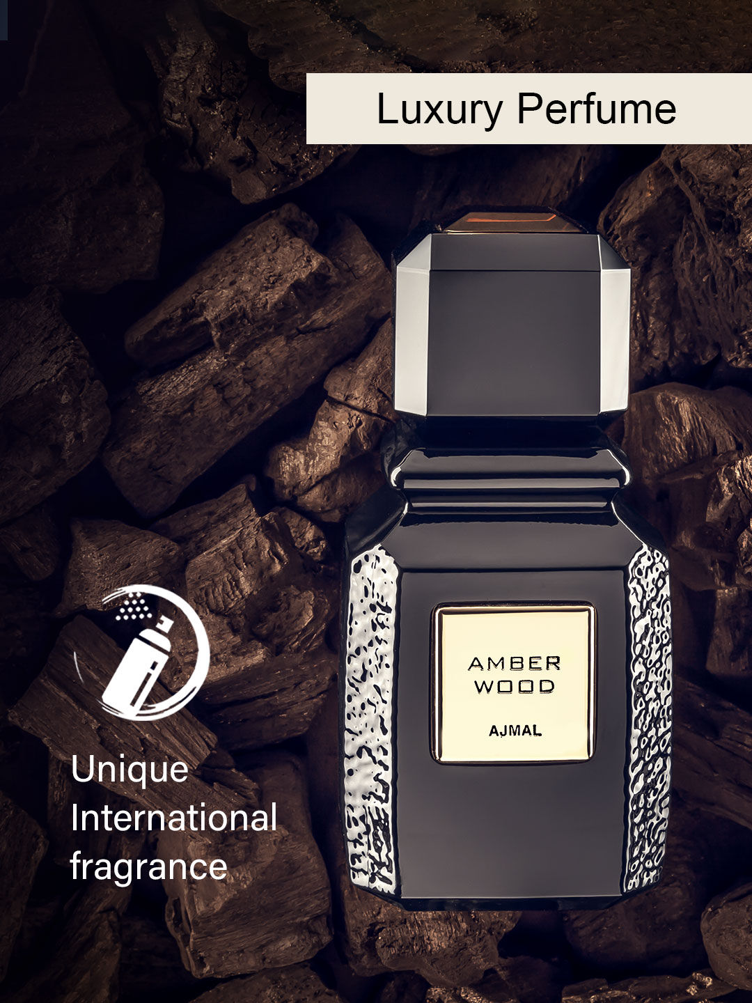 Ajmal Amber Wood Edp Perfume For Women And Men