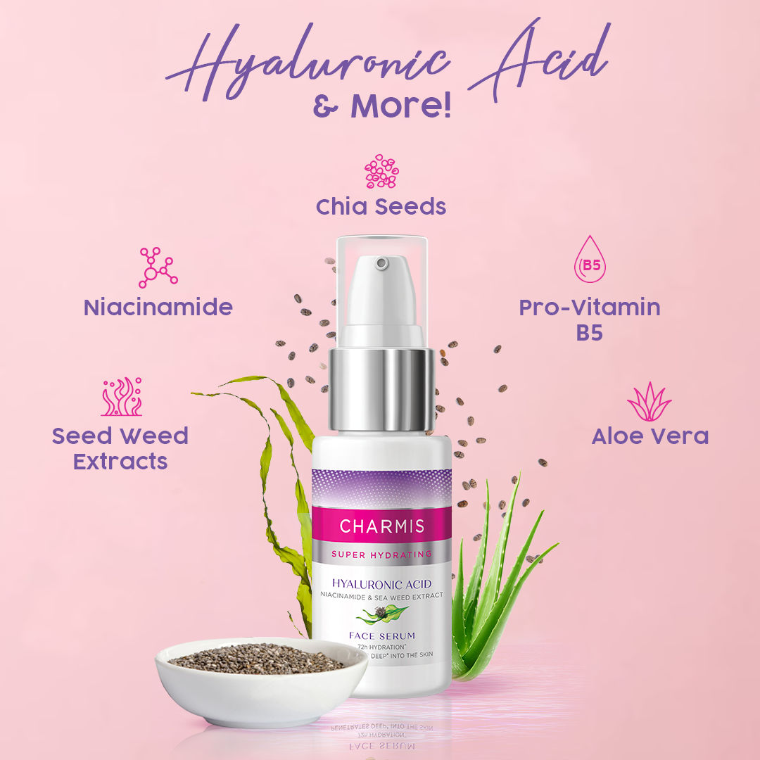 Super Hydrating Face Serum For 72h Hydration With Hyaluronic Acid
