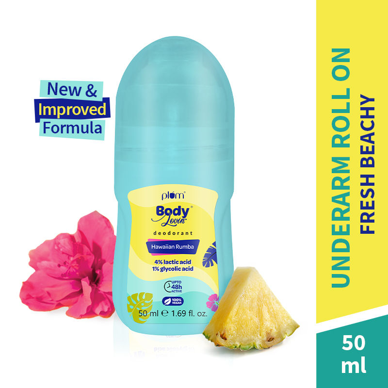 BodyLovin Hawaiian Rumba Deodorant Roll-On Controls Underarm Odor