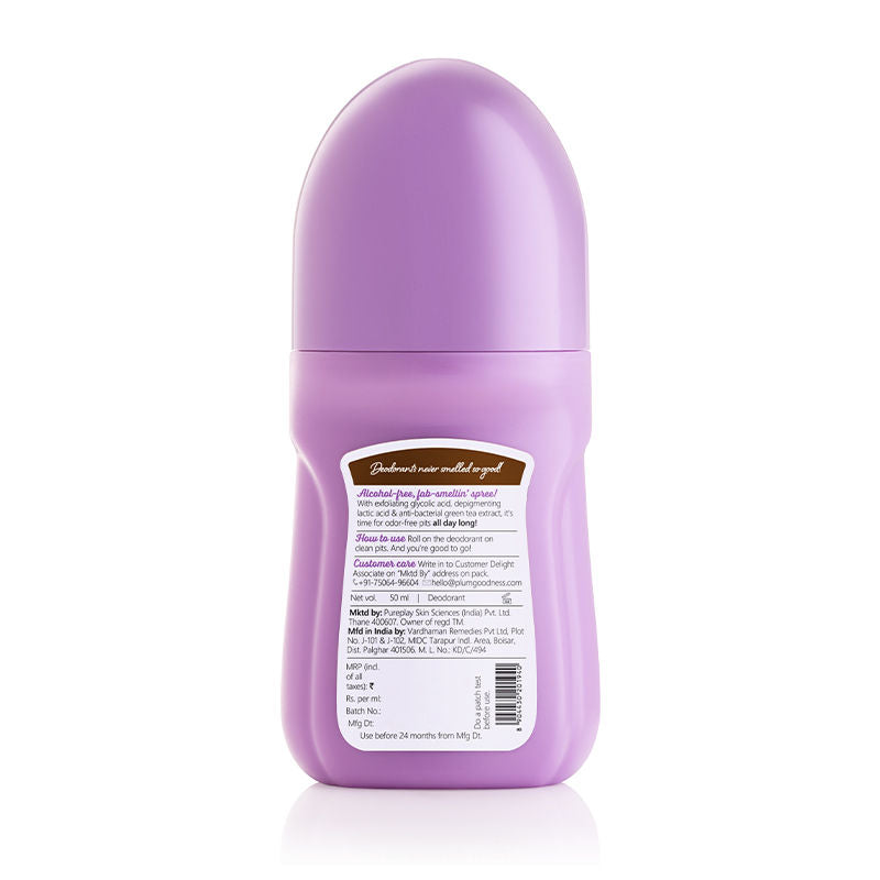 BodyLovin Vanilla Vibes Deodorant Roll-On Controls Underarm Odor 50Ml