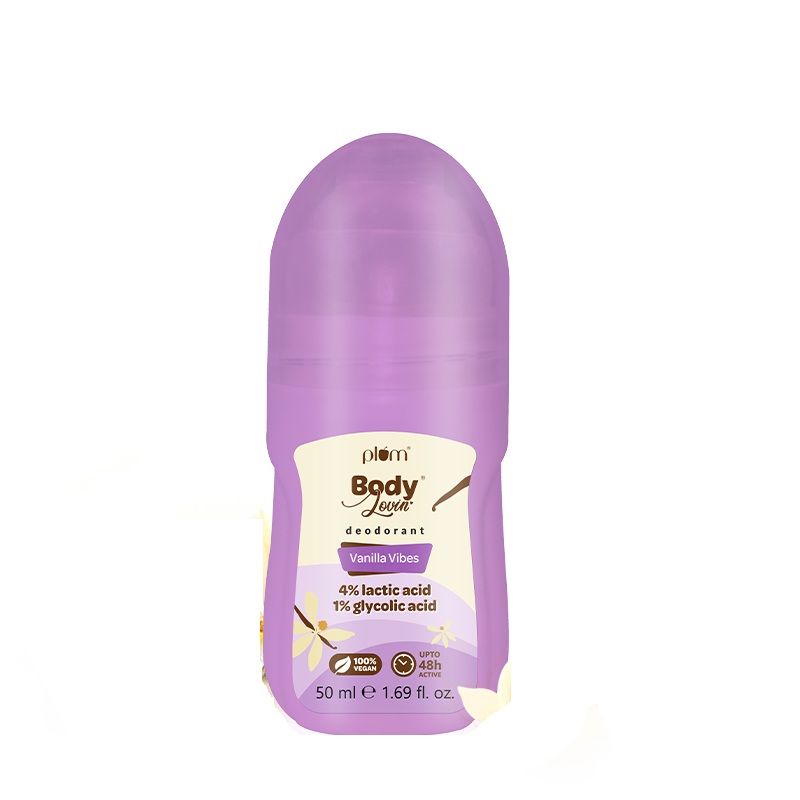 BodyLovin Vanilla Vibes Deodorant Roll-On Controls Underarm Odor 50Ml