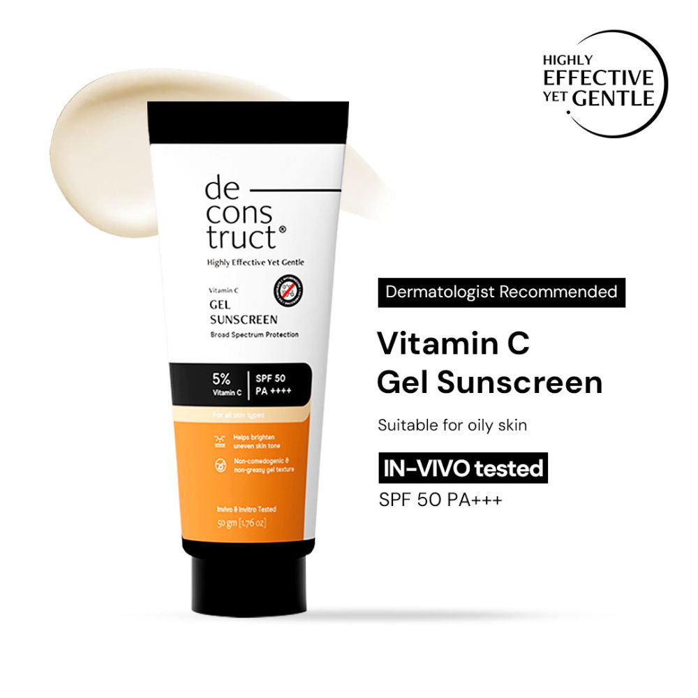 5% Vitamin C Gel Sunscreen In Vivo Tested SPF 50 PA+++