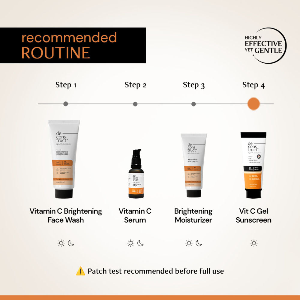 5% Vitamin C Gel Sunscreen In Vivo Tested SPF 50 PA+++