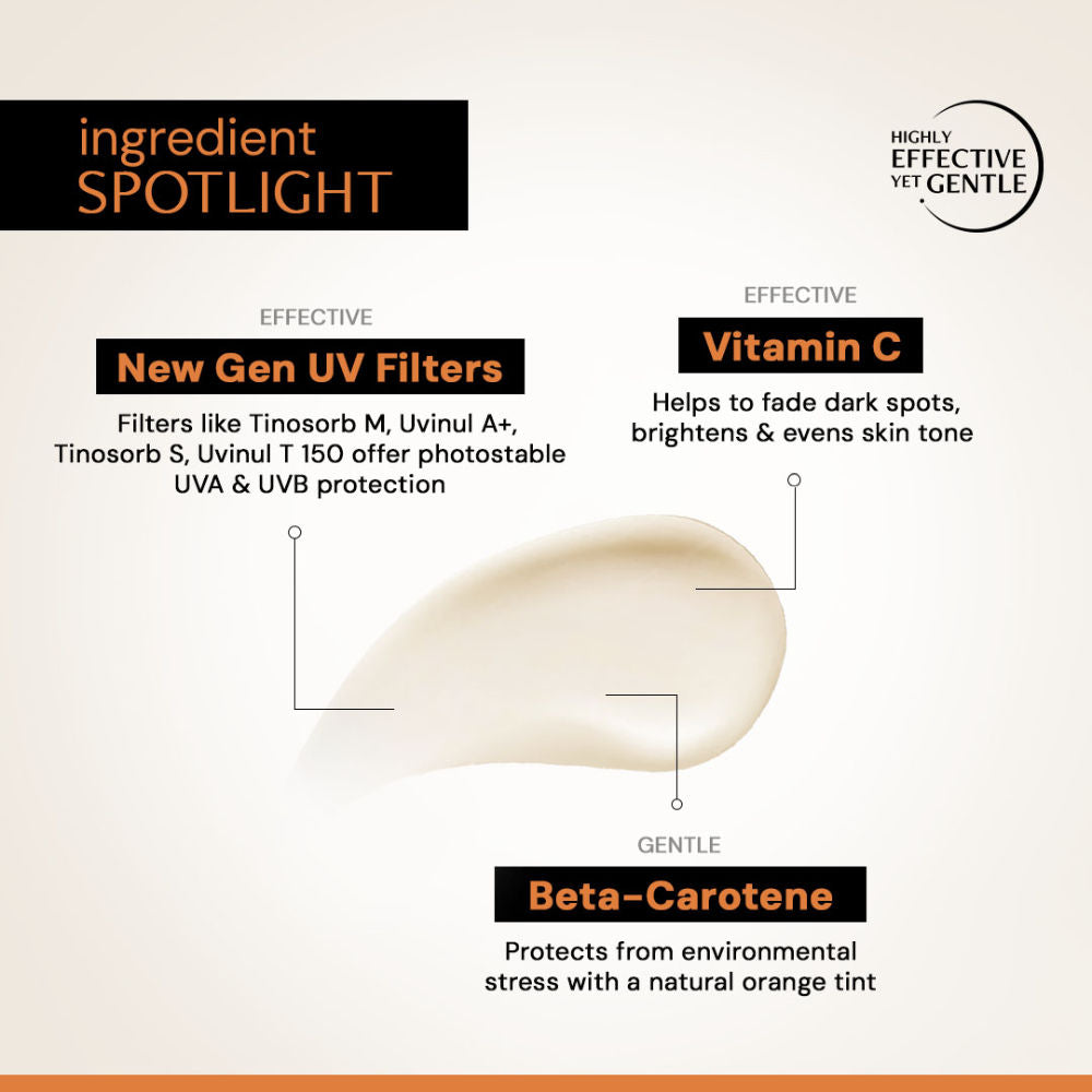 5% Vitamin C Gel Sunscreen In Vivo Tested SPF 50 PA+++