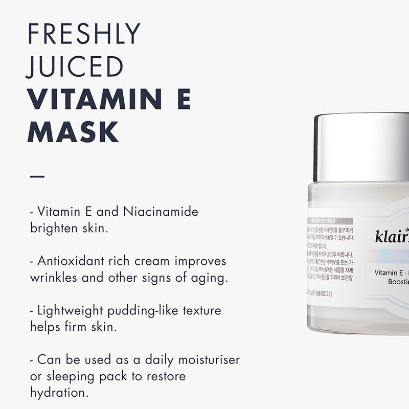 Freshly Juiced Vitamin E Mask