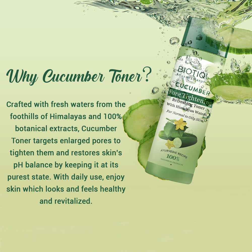 Bio Cucumber Pore Tightening Toner With Himalayan Waters