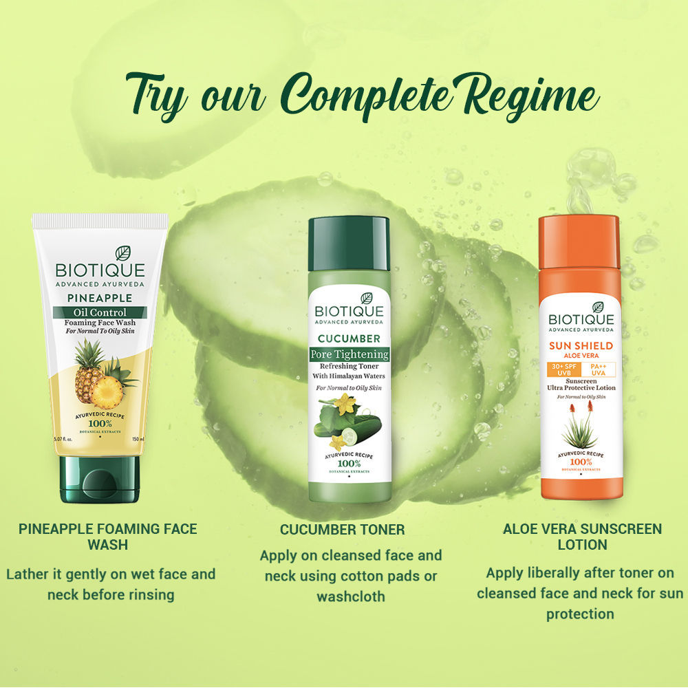 Bio Cucumber Pore Tightening Toner With Himalayan Waters