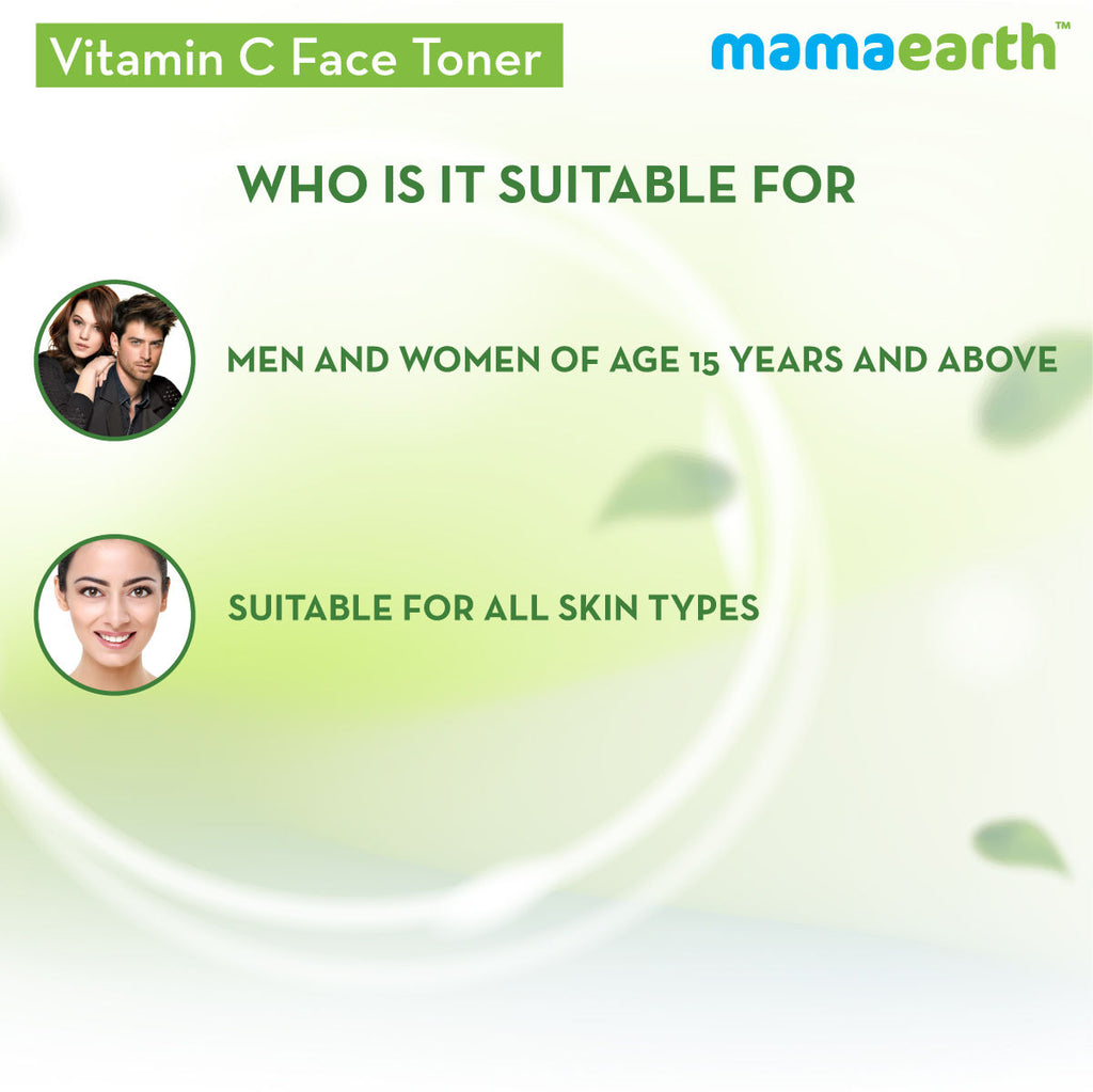 Vitamin C Face Toner with Witch Hazel for Pore Tightening and All Skin Types