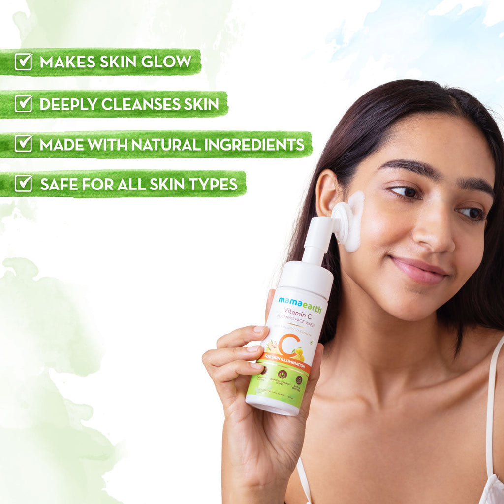 Vitamin C Foaming Face Wash with Vitamin C & Turmeric