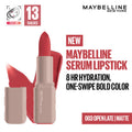 Maybelline Serum Matte Lipstick - 8Hr hydration, One-Swipe Bold Color