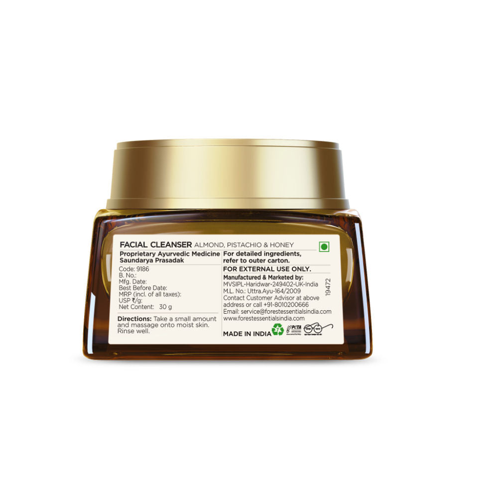 Deeply Nourishing Facial Cleansing Paste Almond, Pistachio & Honey
