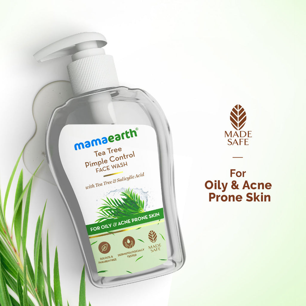 Face Wash With Tea Tree Oil And Neem Extract For Acne &pimples