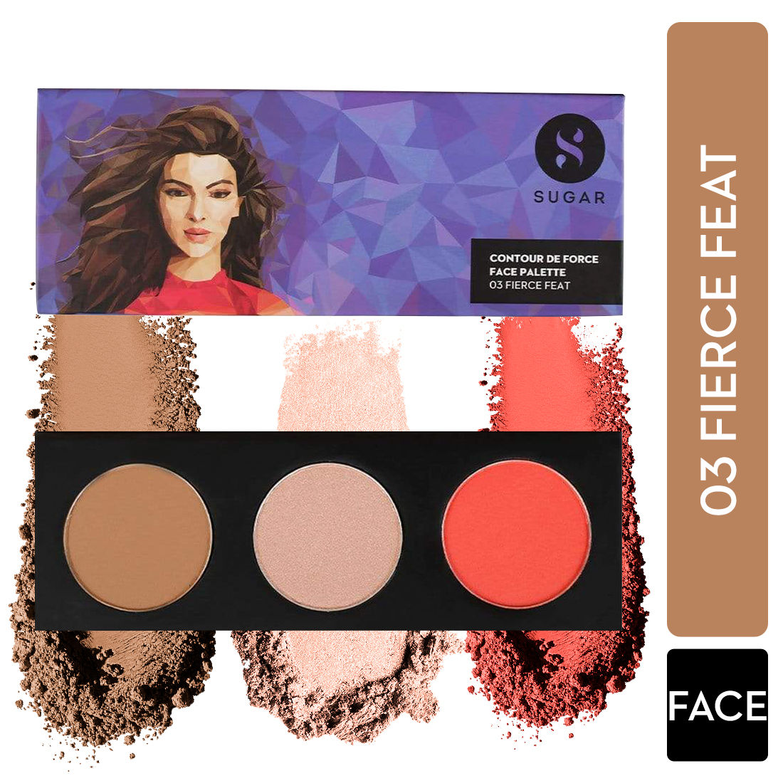 Contour De Force Face Palette - 03 Fierce Feat