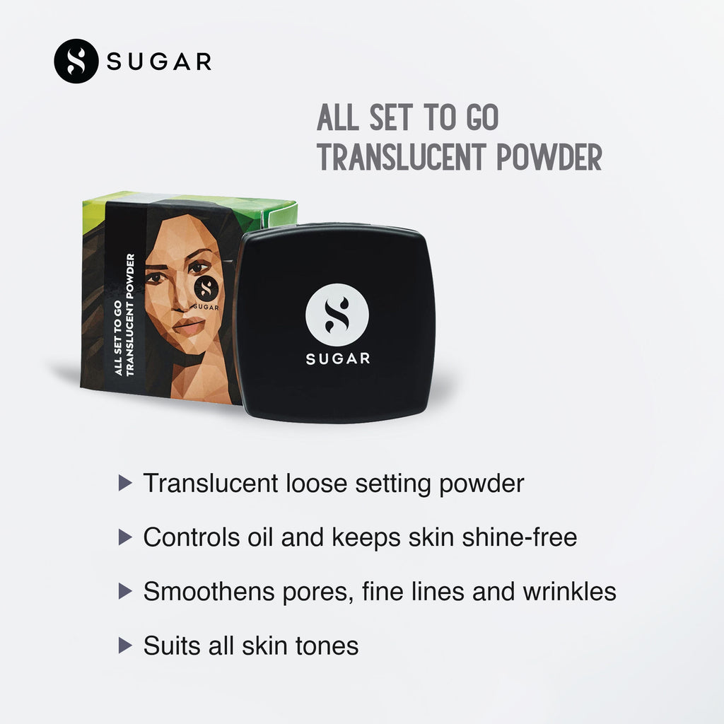All Set To Go Translucent Powder For Face|Setting Loose Powder |Lightweight| Matte Finish