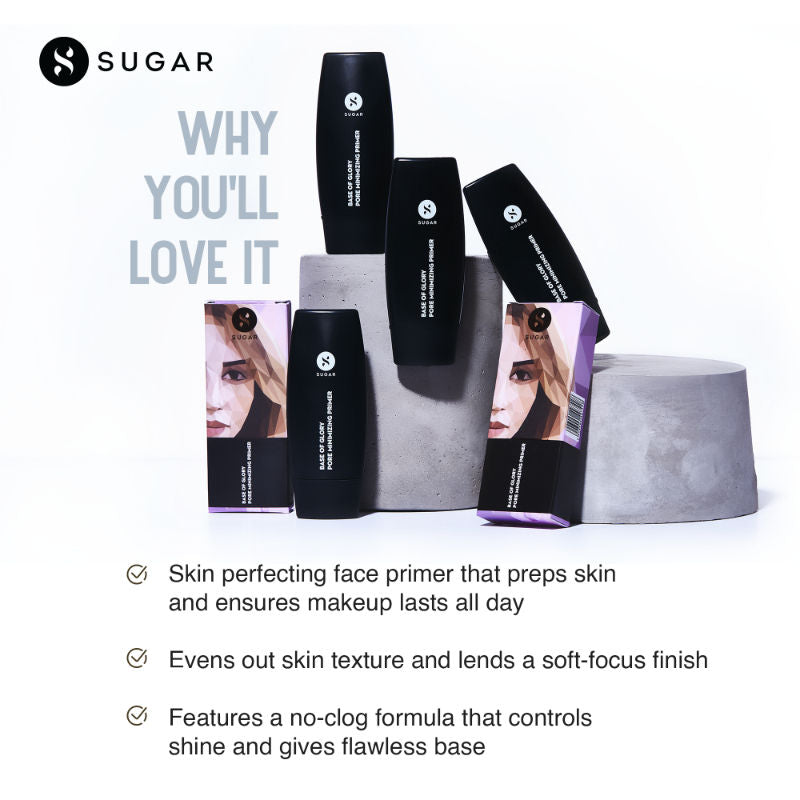 Base Of Glory Pore Minimizing Primer | Long Lasting & Smooth Base I Oil Control |Blurs Pores