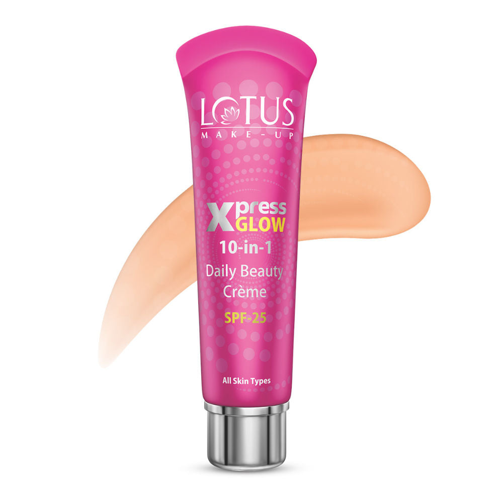 Lotus Make-Up Xpress Glow 10 In 1 Daily Beauty Face Cream SPF 25 For All Skin Types