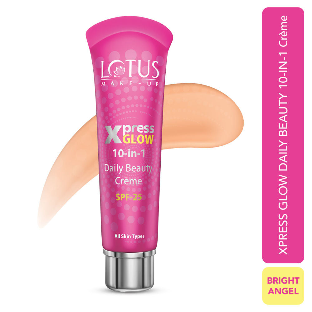 Lotus Make-Up Xpress Glow 10 In 1 Daily Beauty Face Cream SPF 25 For All Skin Types