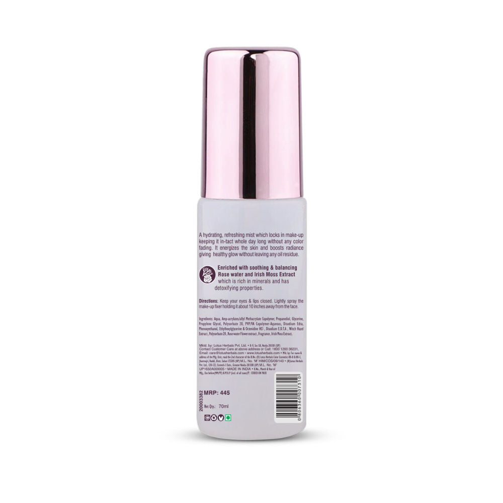Lotus Make-Up Ecostay Finishup Makeup Fixer Oil Free, Long Lasting Hold & Weightless All Skin Types