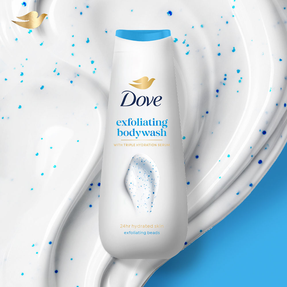 Gentle Exfoliating Beads Body Wash For Softer Smoother Skin - 250ml