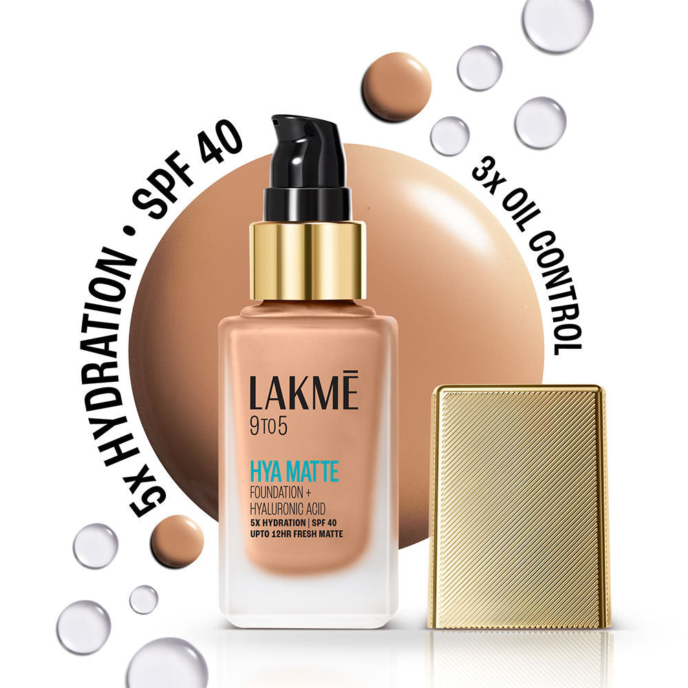 9to5 Hya Matte Foundation + Hyaluronic Acid - Cool Cinnamon