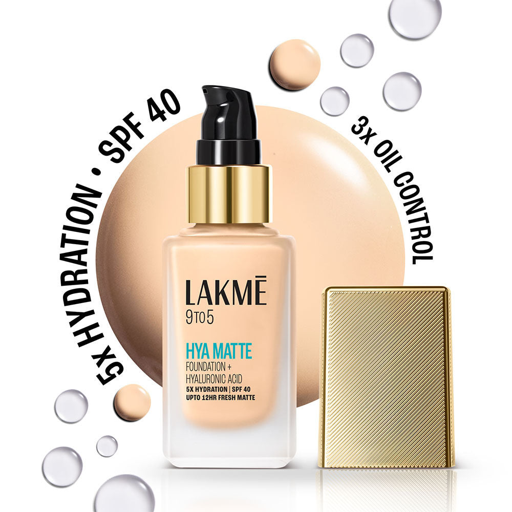 9to5 Hya Matte Foundation + Hyaluronic Acid - Warm Light