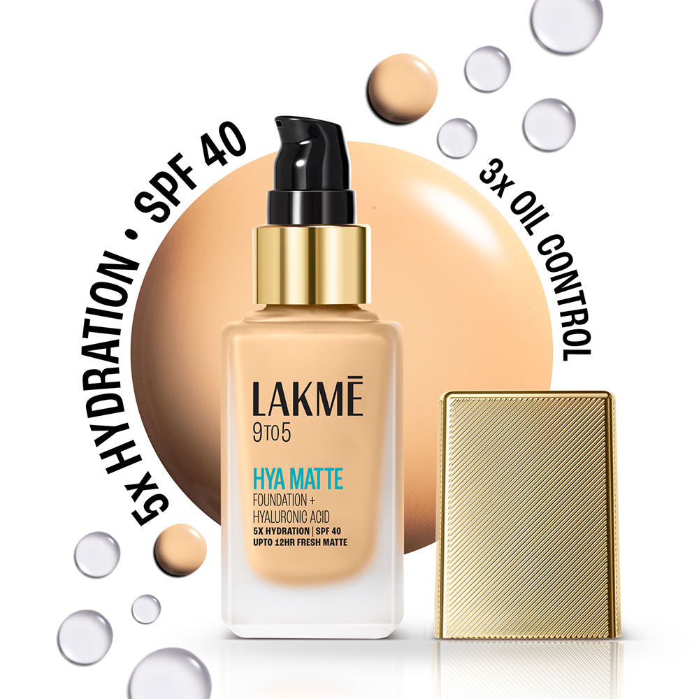 9to5 Hya Matte Foundation + Hyaluronic Acid - Warm Creme