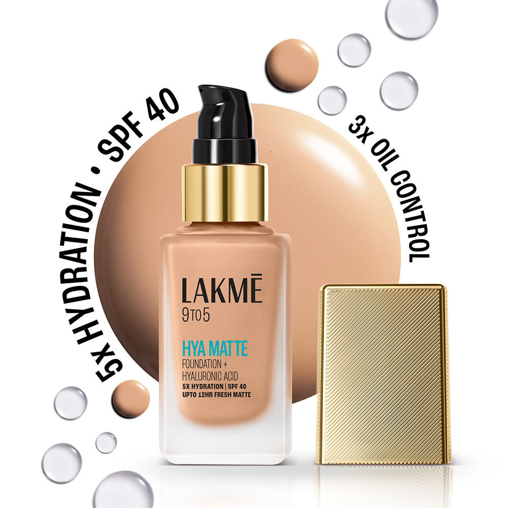 9to5 Hya Matte Foundation + Hyaluronic Acid - Warm Natural