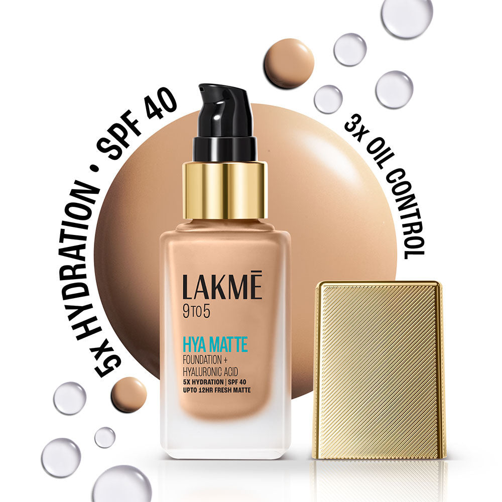 9to5 Hya Matte Foundation + Hyaluronic Acid - Neutral Nude