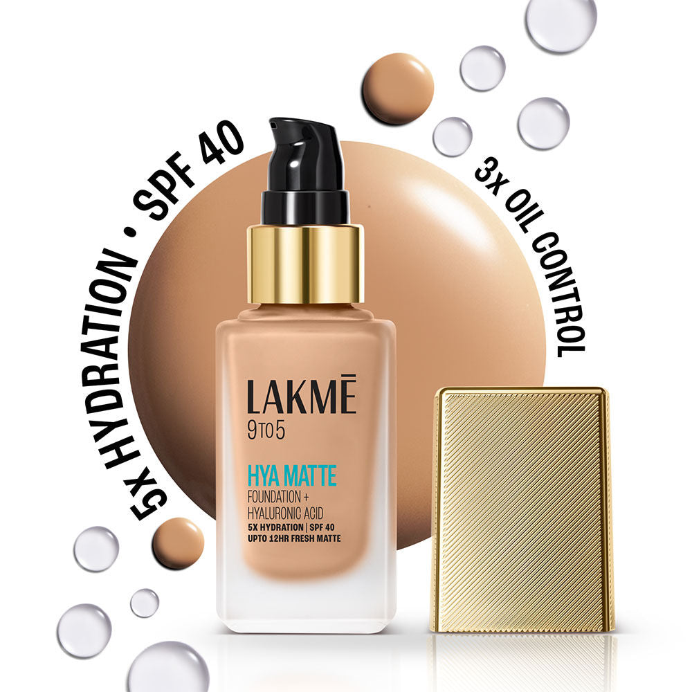 9to5 Hya Matte Foundation + Hyaluronic Acid - Warm Beige