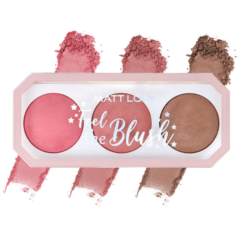Feel The Blush Baked Blush Trio Palette