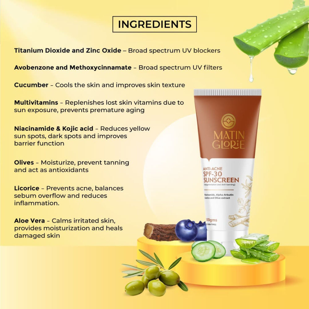 SPF 30 PA+++ Broad Spectrum Sunscreen