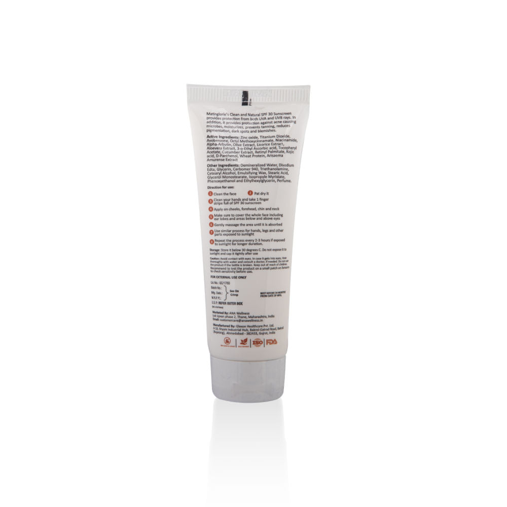 SPF 30 PA+++ Broad Spectrum Sunscreen