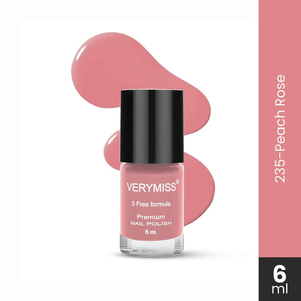 Premium Non UV Gel Nail Polish - 235 Peach Rose