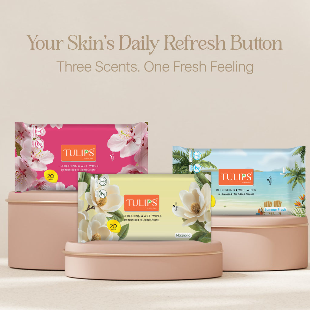 Refreshing Wet Wipes Summer Fresh Fragrance