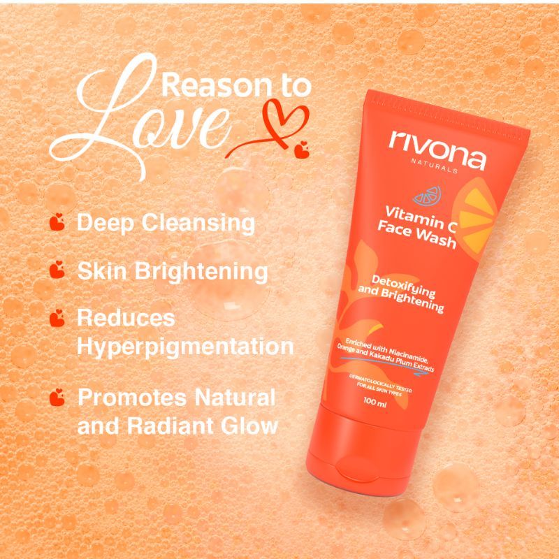 Vitamin C Face Wash With Niacinamide For Brightening And Glowing Skin