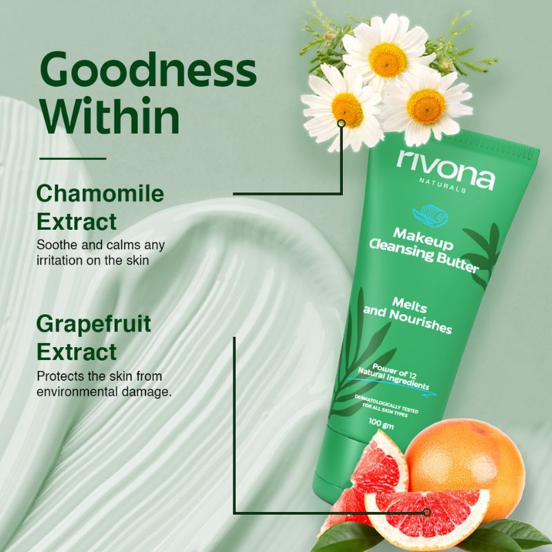 Cleansing Balm Gentle Waterproof Makeup Remover For Face, Lips, Eyes - Non Drying
